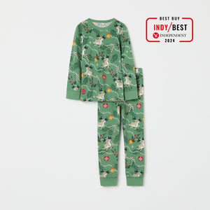 Reindeer Print Kids Pyjamas