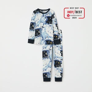 Winter Forest Print Kids Pyjamas