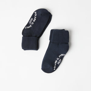 PO.P 2 Pack Antislip Kids Socks