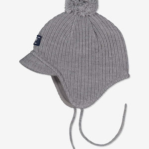 Rib Knit Kids Hat - NO POMPOM