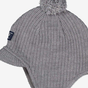 Rib Knit Kids Hat - NO POMPOM