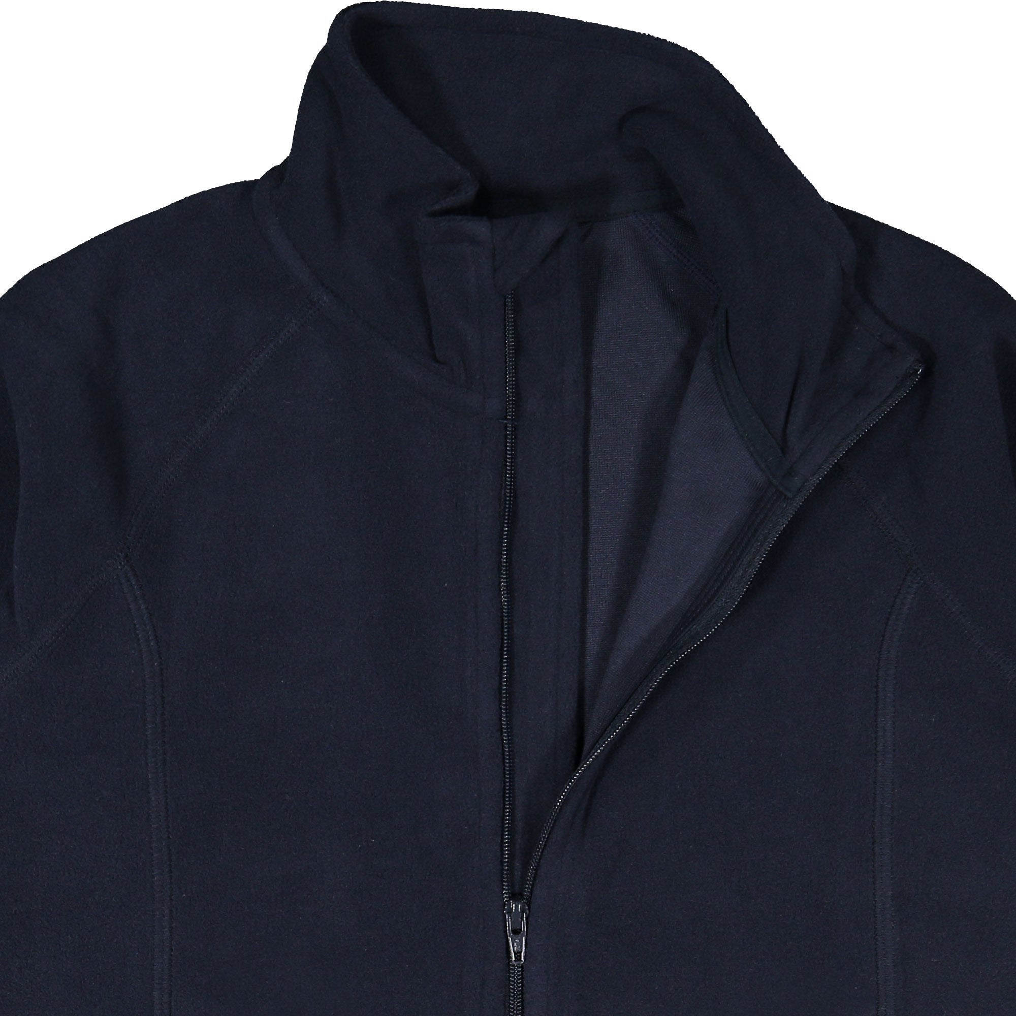 Navy Waterproof Kids Fleece Jacket from the Polarn O. Pyret outerwear collection. Ethically produced kids outerwear.