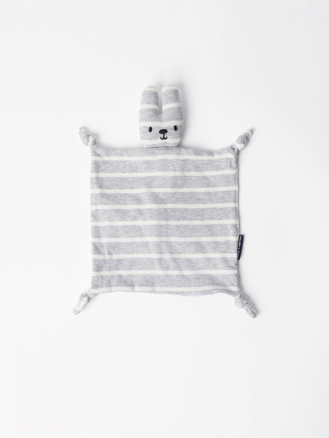 PO.P Stripe Shawl/Blanket Grey Unisex One Size