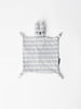 PO.P Stripe Shawl/Blanket Grey Unisex One Size