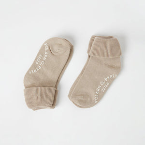 Two Pack Antislip Kids Socks