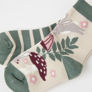 Organic Cotton Kids Socks Multipack from the Polarn O. Pyret kids collection. Clothes made using sustainably sourced materials.