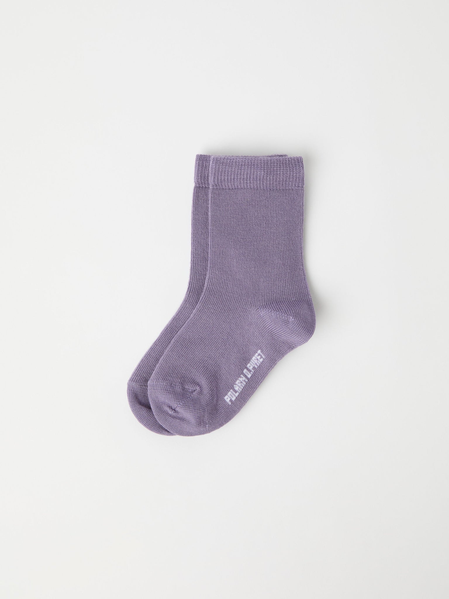 Purple Merino Kids Socks from Polarn O. Pyret kidswear. Clothes made using sustainably sourced materials.