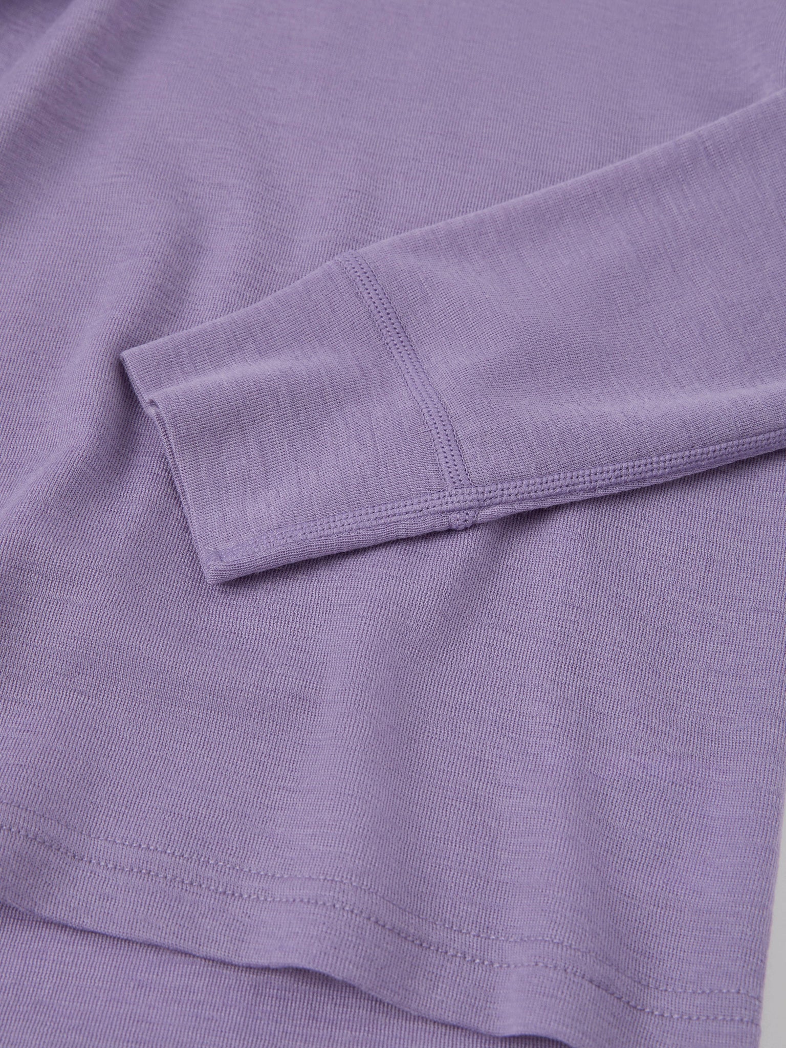 Purple Thermal Merino Kids Top from the Polarn O. Pyret kidswear collection. The best ethical kids outerwear.