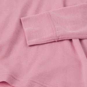 Pink Thermal Merino Kids Top from the Polarn O. Pyret kidswear collection. Quality kids clothing made to last.