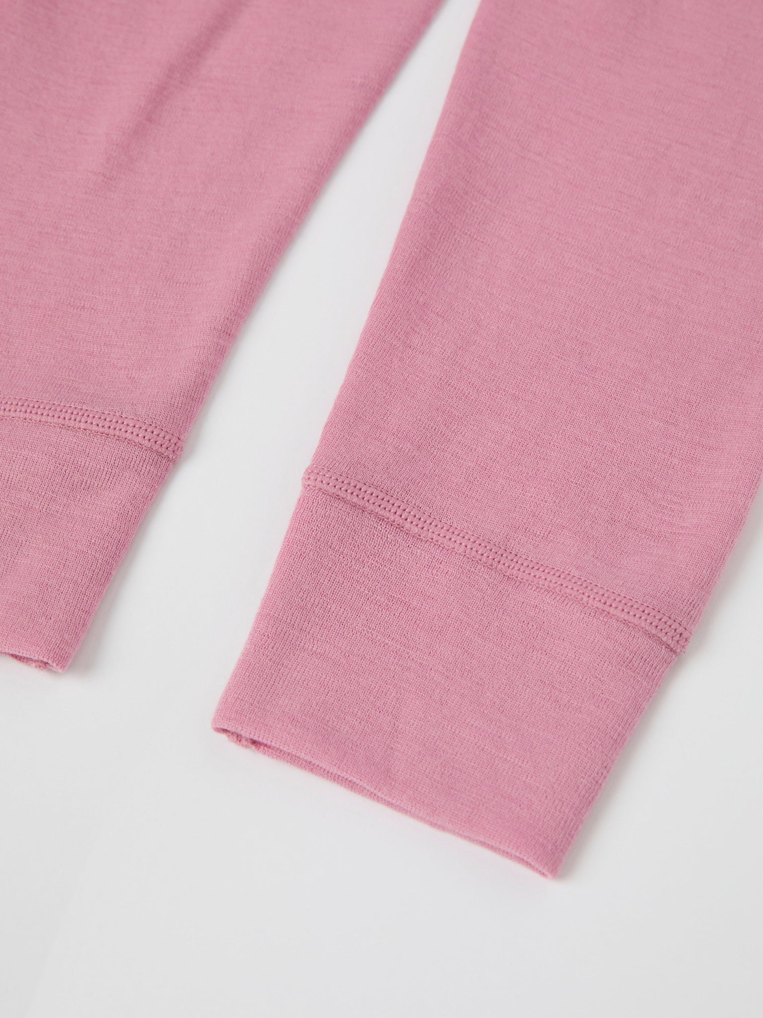 Pink Thermal Merino Kids Leggings from the Polarn O. Pyret kidswear collection. Ethically produced kids outerwear.