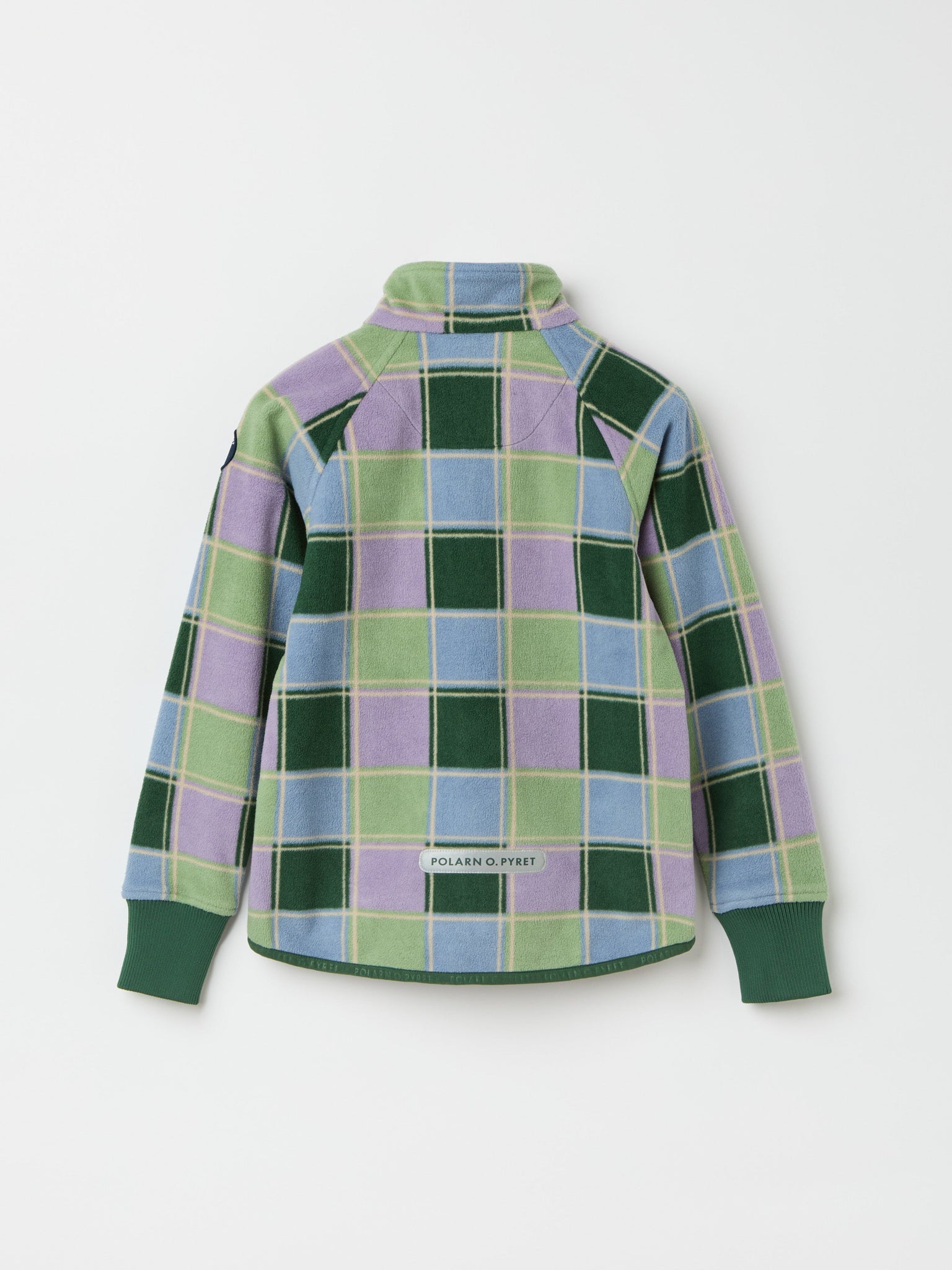 Checked Waterproof Kids Fleece Jacket from the Polarn O. Pyret kidswear collection. Quality kids clothing made to last.