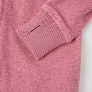 Pink Waterproof Kids Fleece Jacket from the Polarn O. Pyret kidswear collection. Made using ethically sourced materials.