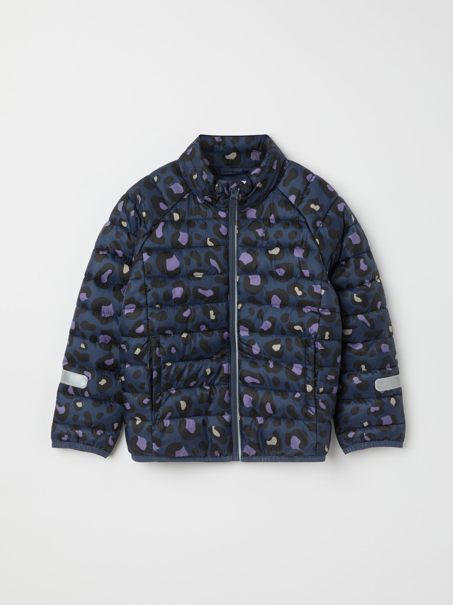 Blue Water Resistant Kids Puffer Jacket from the Polarn O. Pyret kidswear collection. Quality kids clothing made to last.