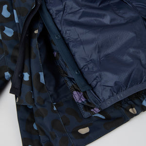 Blue Water Resistant Kids Puffer Jacket from the Polarn O. Pyret kidswear collection. Quality kids clothing made to last.