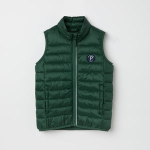 Water Resistant Kids Puffer Gilet from the Polarn O. Pyret kidswear collection. Ethically produced kids outerwear.