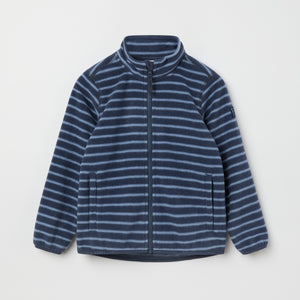 Blue Soft Kids Fleece Jacket from the Polarn O. Pyret kidswear collection. Quality kids clothing made to last.