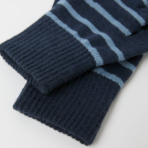 Blue Kids Wool Magic Gloves from the Polarn O. Pyret kidswear collection. Quality kids clothing made to last.