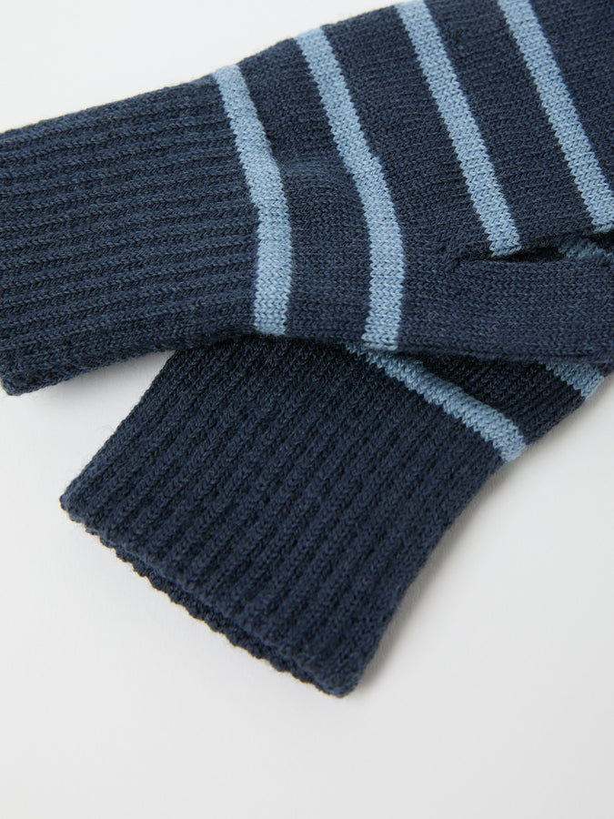 Blue Kids Wool Magic Mittens from the Polarn O. Pyret kidswear collection. Ethically produced kids outerwear.