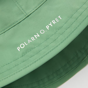 Green Kids Waterproof Rain Hat from the Polarn O. Pyret kidswear collection. Quality kids clothing made to last.