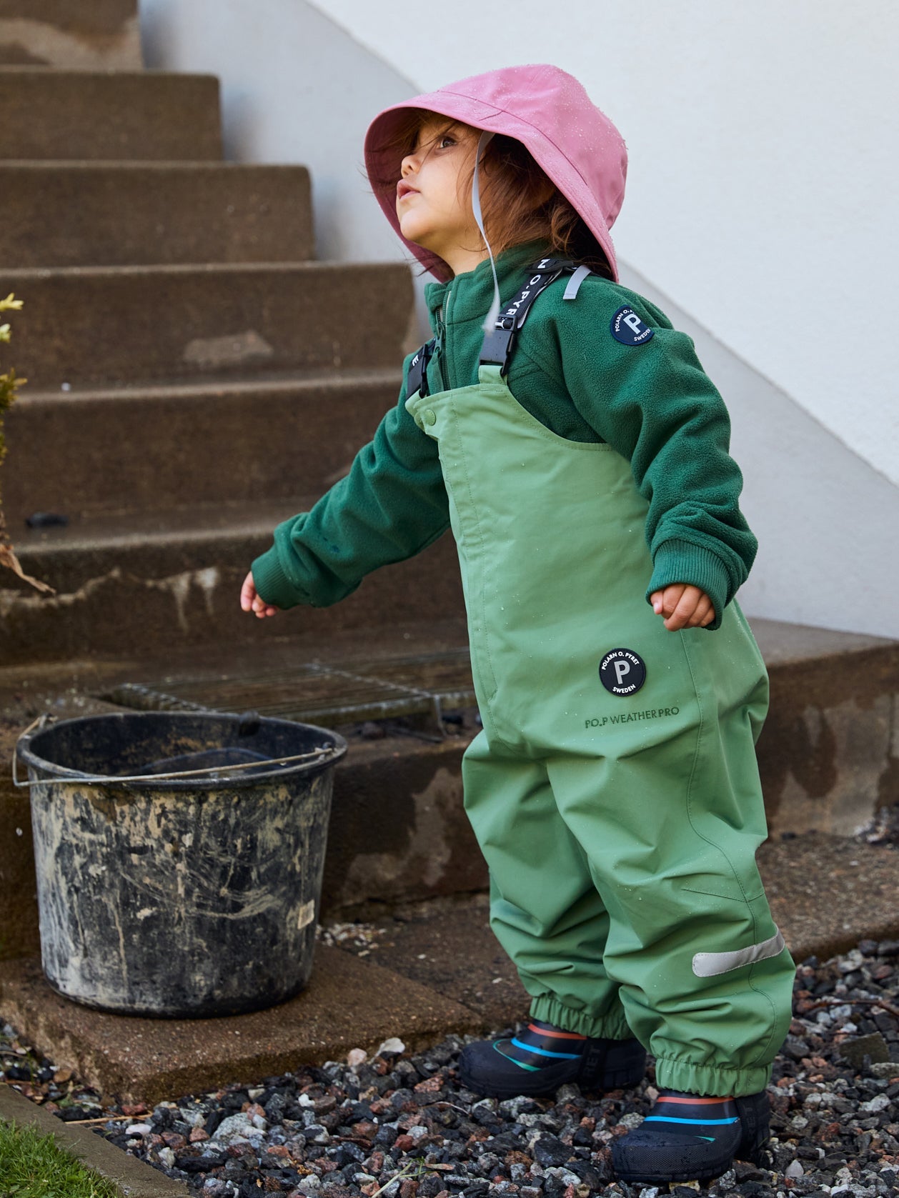 Waterproof Kids Shell Dungarees 1.5-2y / 92