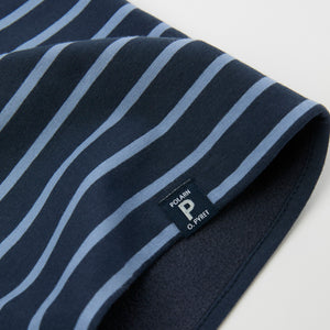 Blue Fleece Lined Kids Neck Warmer from the Polarn O. Pyret kidswear collection. Ethically produced kids outerwear.