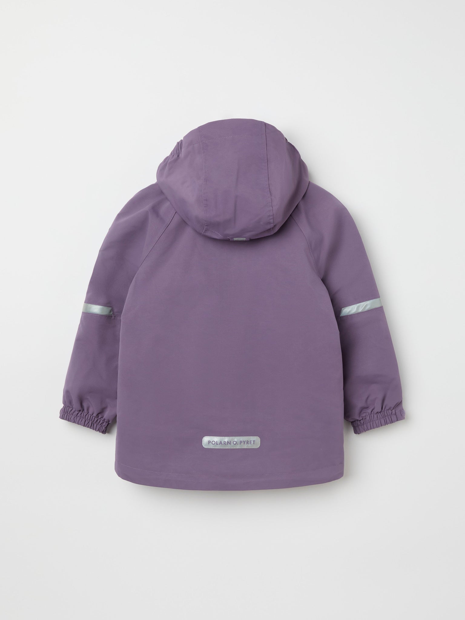 Purple Waterproof Kids School Coat from the Polarn O. Pyret kidswear collection. Quality kids clothing made to last.