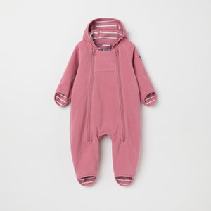 Waterproof Fleece Baby Pramsuit from the Polarn O. Pyret kidswear collection. The best ethical kids outerwear.