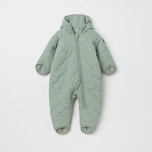 Padded Baby Pramsuit from the Polarn O. Pyret kidswear collection. Quality kids clothing made to last.