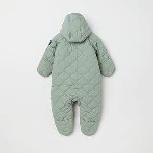 Padded Baby Pramsuit from the Polarn O. Pyret kidswear collection. Quality kids clothing made to last.