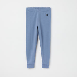 Blue Thermal Terry Merino Kids Long Johns from the Polarn O. Pyret kidswear collection. Made using ethically sourced materials.