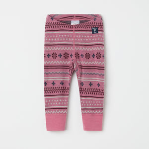 Nordic Thermal Merino Kids Leggings from the Polarn O. Pyret kidswear collection. The best ethical kids outerwear.