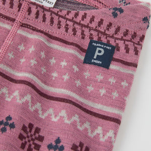 Nordic Thermal Merino Kids Leggings from the Polarn O. Pyret kidswear collection. The best ethical kids outerwear.