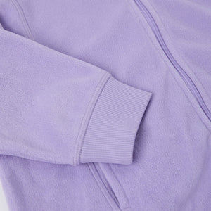 Purple Kids Thermal Fleece Zip Top from the Polarn O. Pyret kidswear collection. Ethically produced kids outerwear.