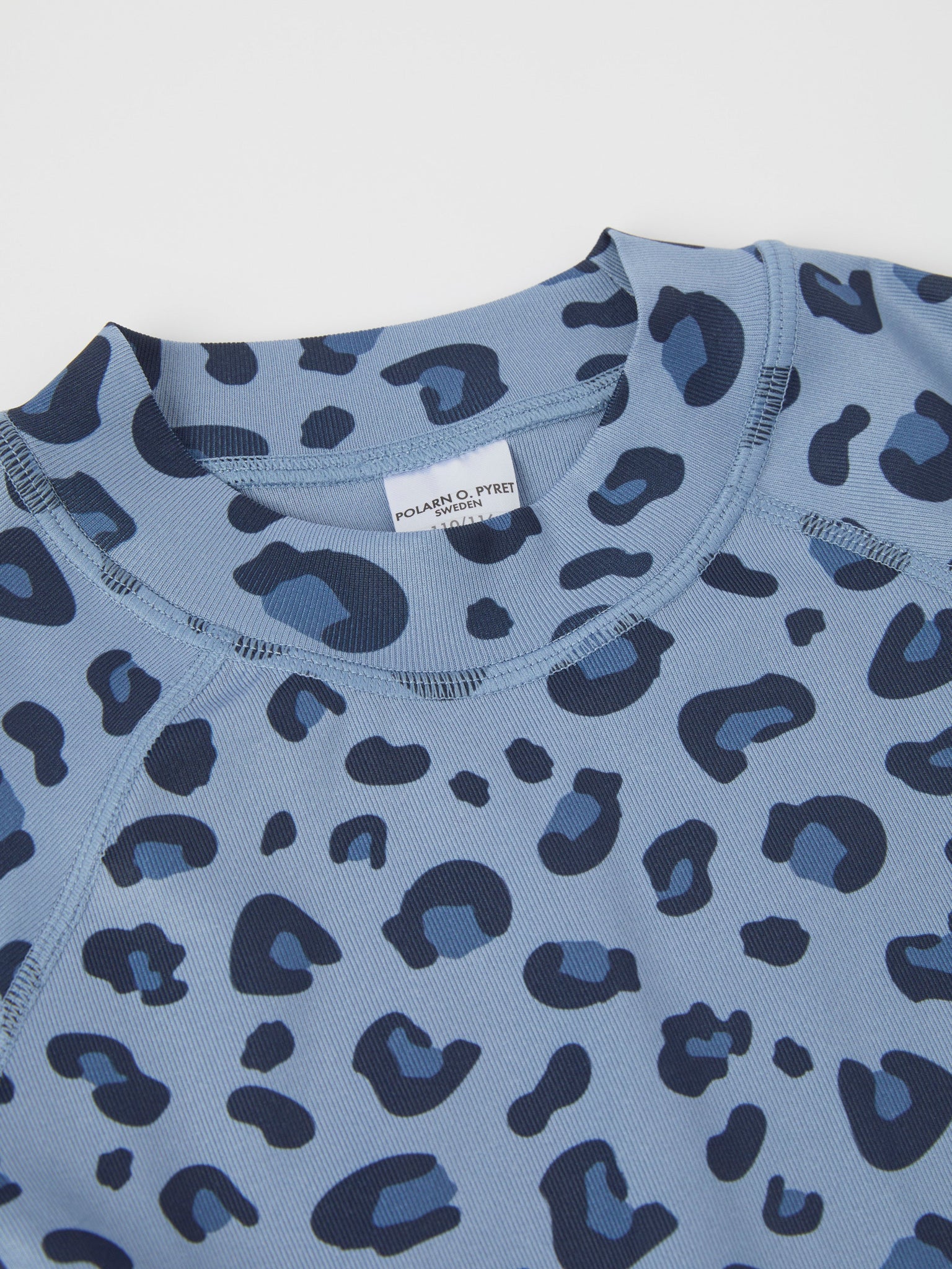 Animal Print Polyester Thermal Kids Top from the Polarn O. Pyret kidswear collection. Made using ethically sourced materials.