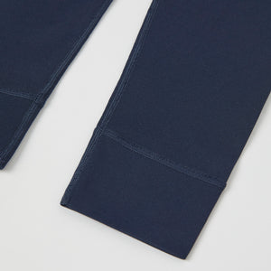 Blue Polyester Thermal Kids Leggings from the Polarn O. Pyret kidswear collection. Ethically produced kids outerwear.