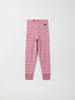 Pink Striped Kids Leggings from Polarn O. Pyret kidswear. Nordic kids clothes made from sustainable sources.