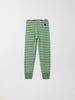 Green Striped Kids Leggings from Polarn O. Pyret kidswear. The best ethical kids clothes