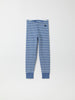 Blue Striped Kids Leggings from Polarn O. Pyret kidswear. Clothes made using sustainably sourced materials.