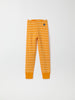 Yellow Striped Kids Leggings from Polarn O. Pyret kidswear. Ethically produced kids clothing.