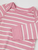 Pink Striped Organic Cotton Babygrow from the Polarn O. Pyret baby collection. Ethically produced kids clothing.