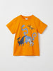 Organic Cotton Dinosaur Print T-Shirt from Polarn O. Pyret kidswear. Clothes made using sustainably sourced materials.