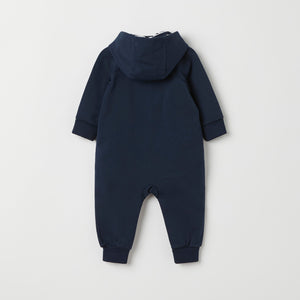 Navy Sweatshirt Baby All-in-one from the Polarn O. Pyret baby collection. The best ethical kids clothes