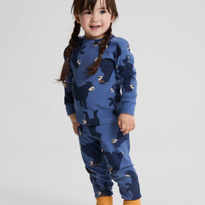 Bear Print Kids Top 5-6y / 116