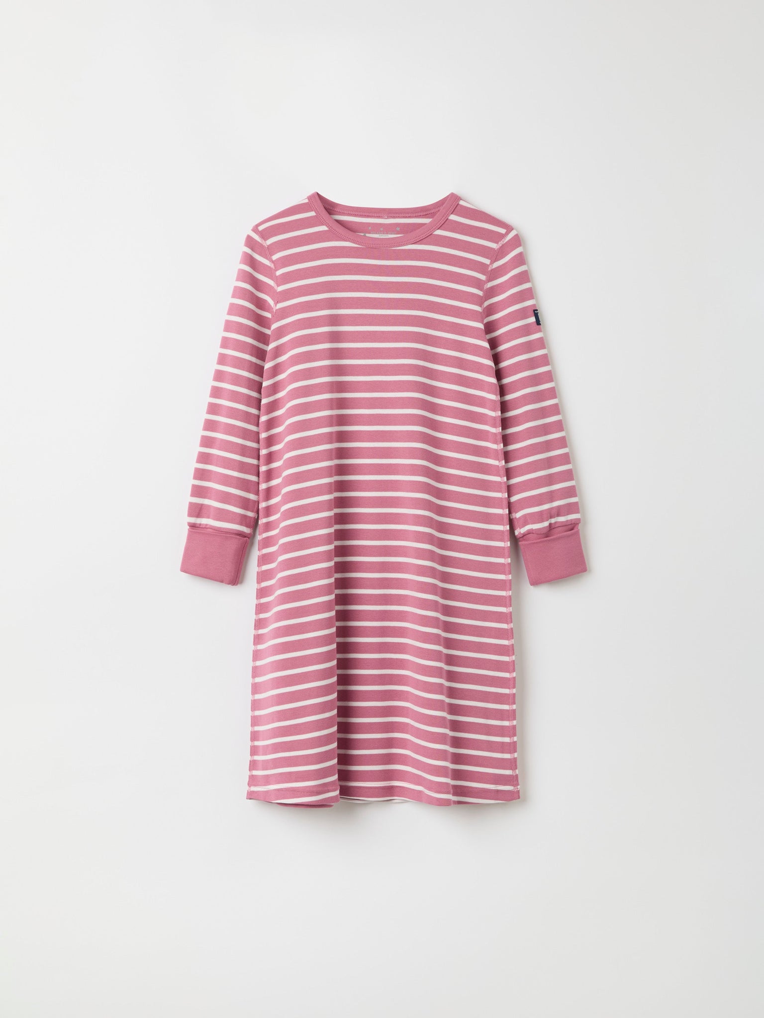 Pink Striped Adult Nightdress from Polarn O. Pyret kidswear. The best ethical kids clothes