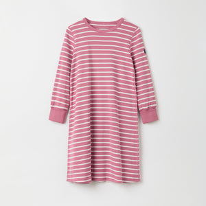 Pink Striped Adult Nightdress from Polarn O. Pyret kidswear. The best ethical kids clothes