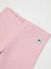 Pink Ribbed Baby Leggings from the Polarn O. Pyret baby collection. Clothes made using sustainably sourced materials.