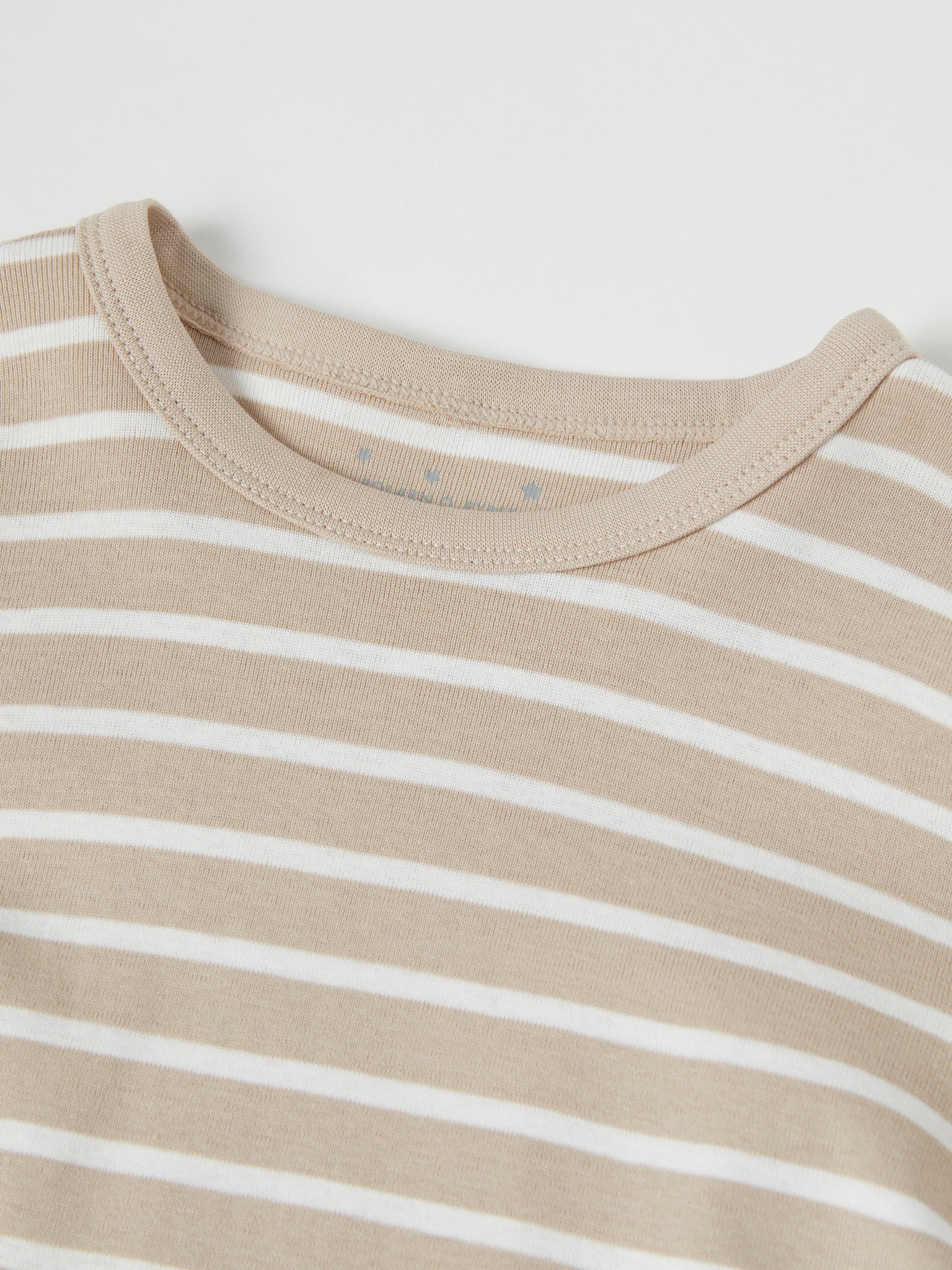 Beige Striped Adult Pyjamas from Polarn O. Pyret kidswear. The best ethical kids clothes