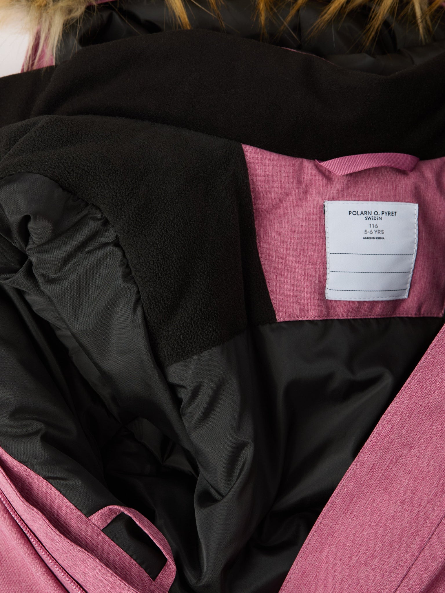 Pink Waterproof Padded Kids Overall from the Polarn O. Pyret kidswear collection. Made using ethically sourced materials.