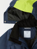 Navy Padded Kids Ski Jackets from the Polarn O. Pyret kidswear collection. The best ethical kids outerwear.