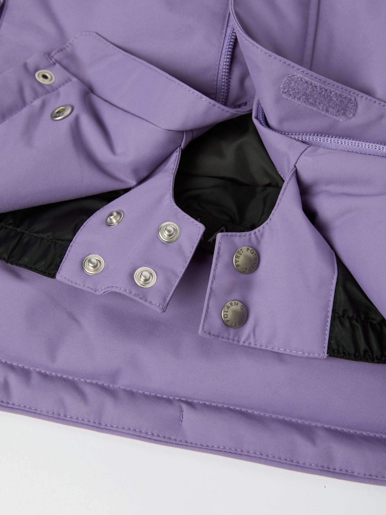 Purple Kids Padded Waterproof Coat from the Polarn O. Pyret kidswear collection. Ethically produced kids outerwear.